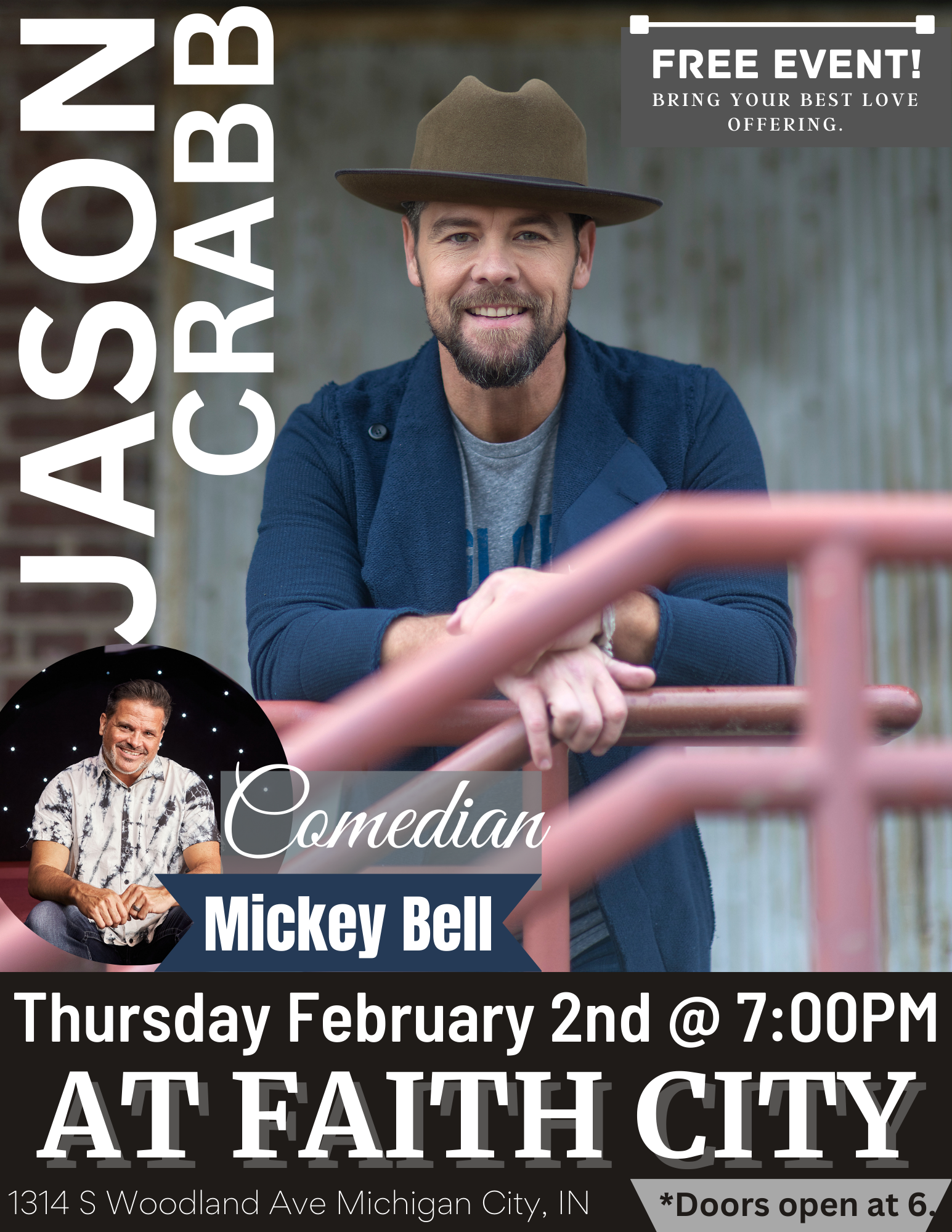 JASON CRABB CONCERT- FREE