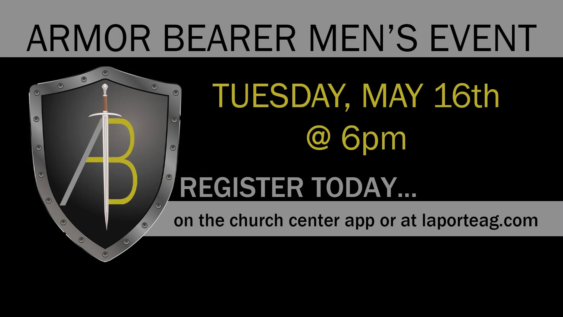 ARMOR BEARER EVENT
