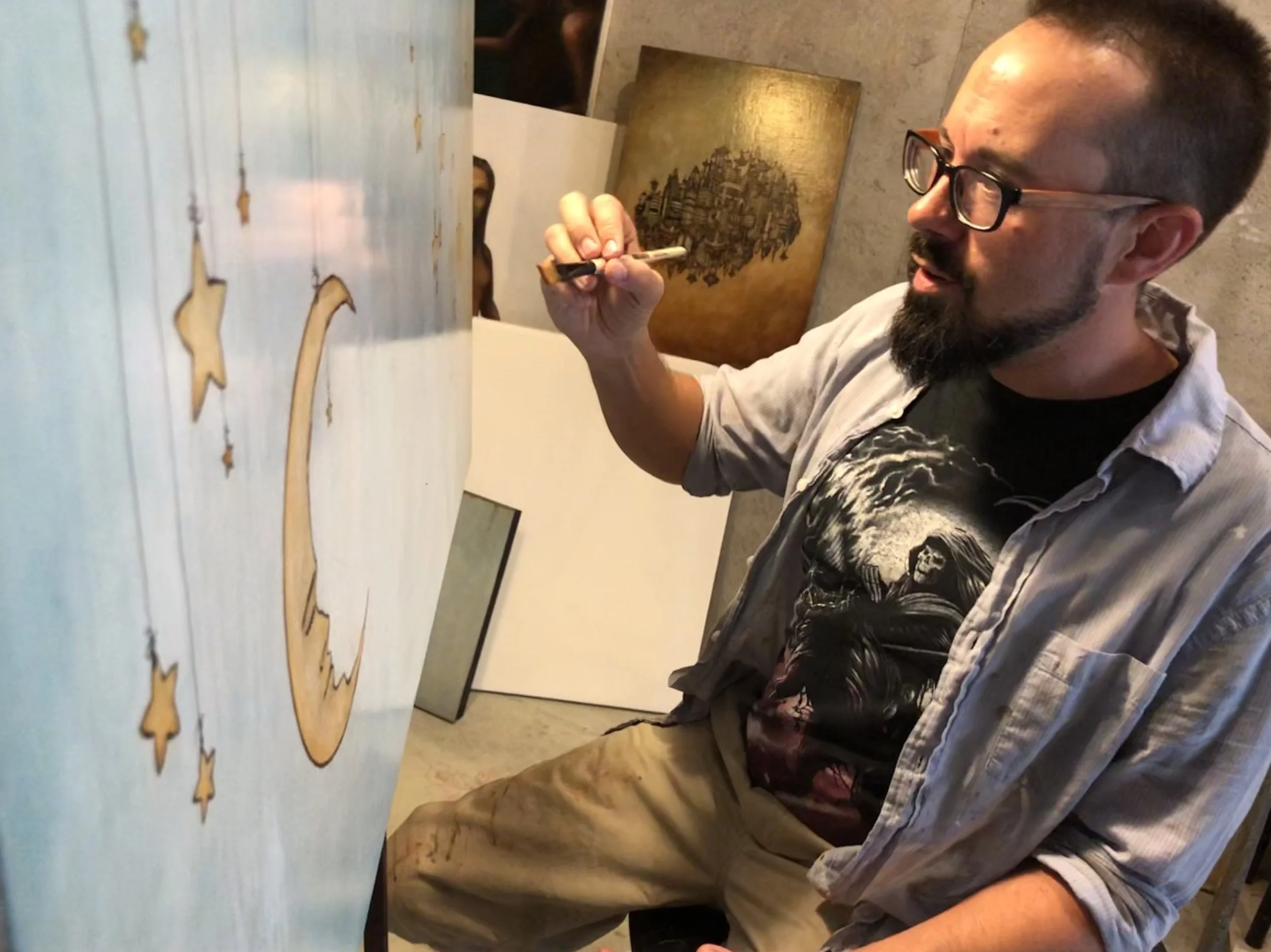 Finishing new work
