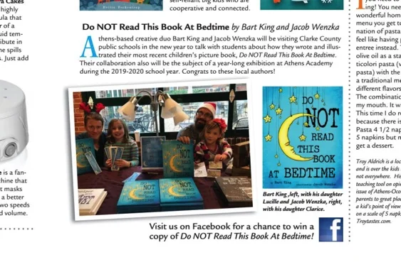 Featured in Athens-Oconee Parent Magazine