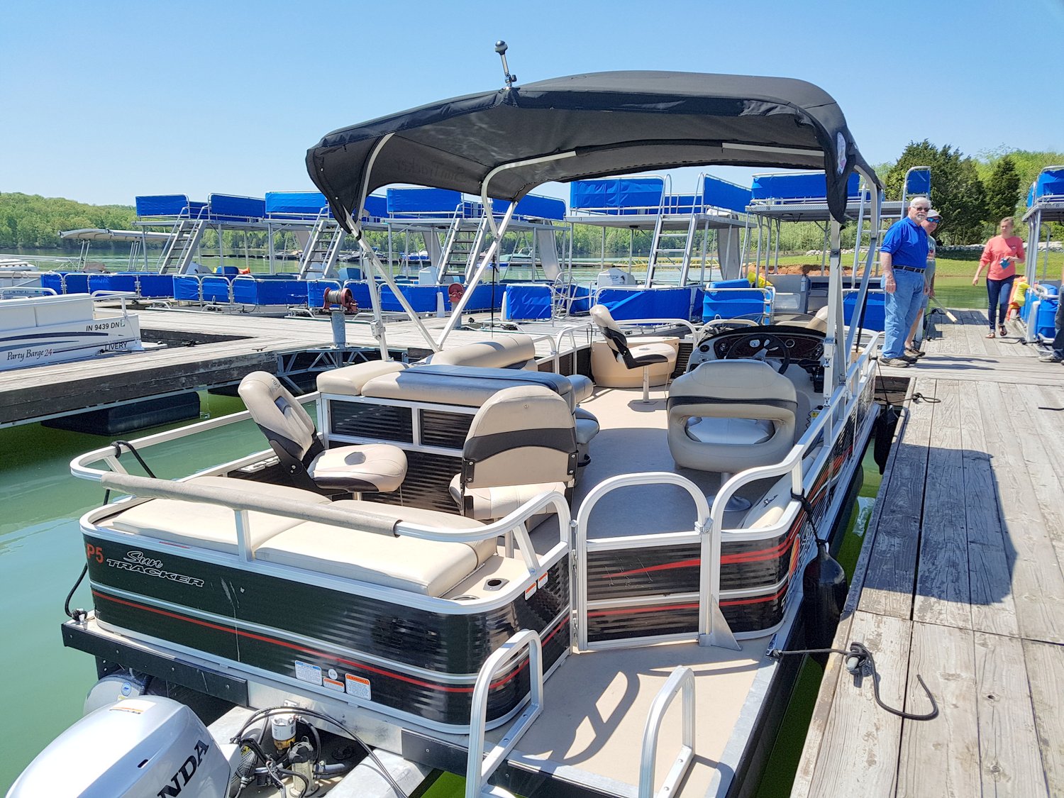 8 Passenger Fishing Barge Pontoon