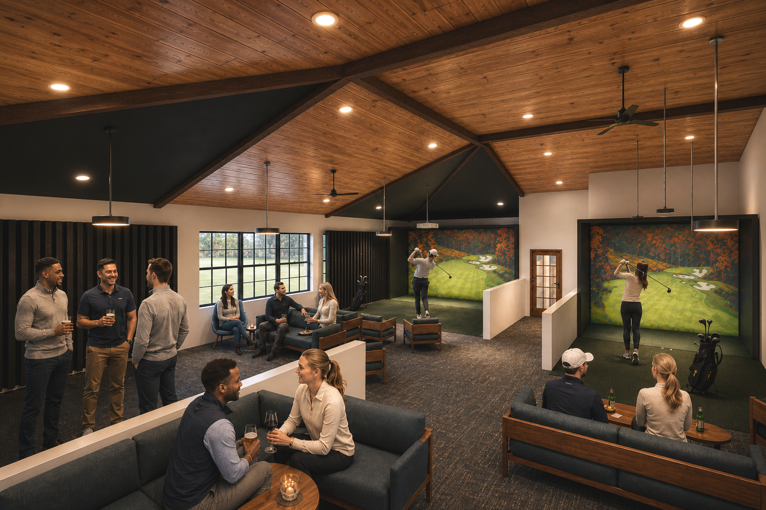  Interior Rendering of Swing Bay Lounge 