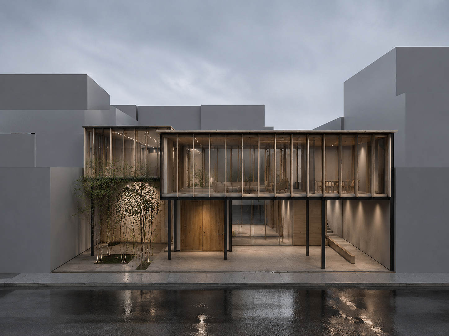 Front Facade - Model