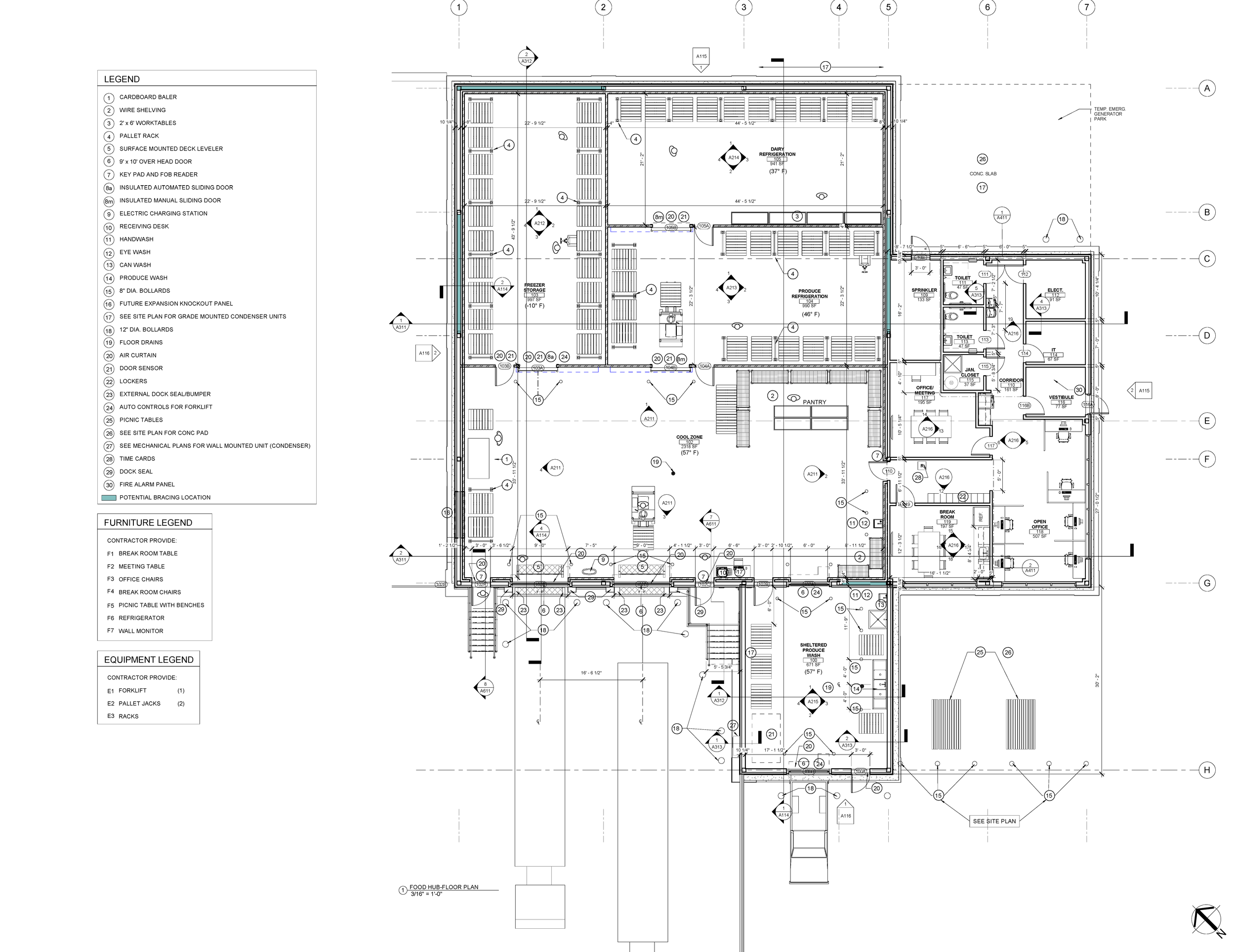 Food Hub Floor Plan