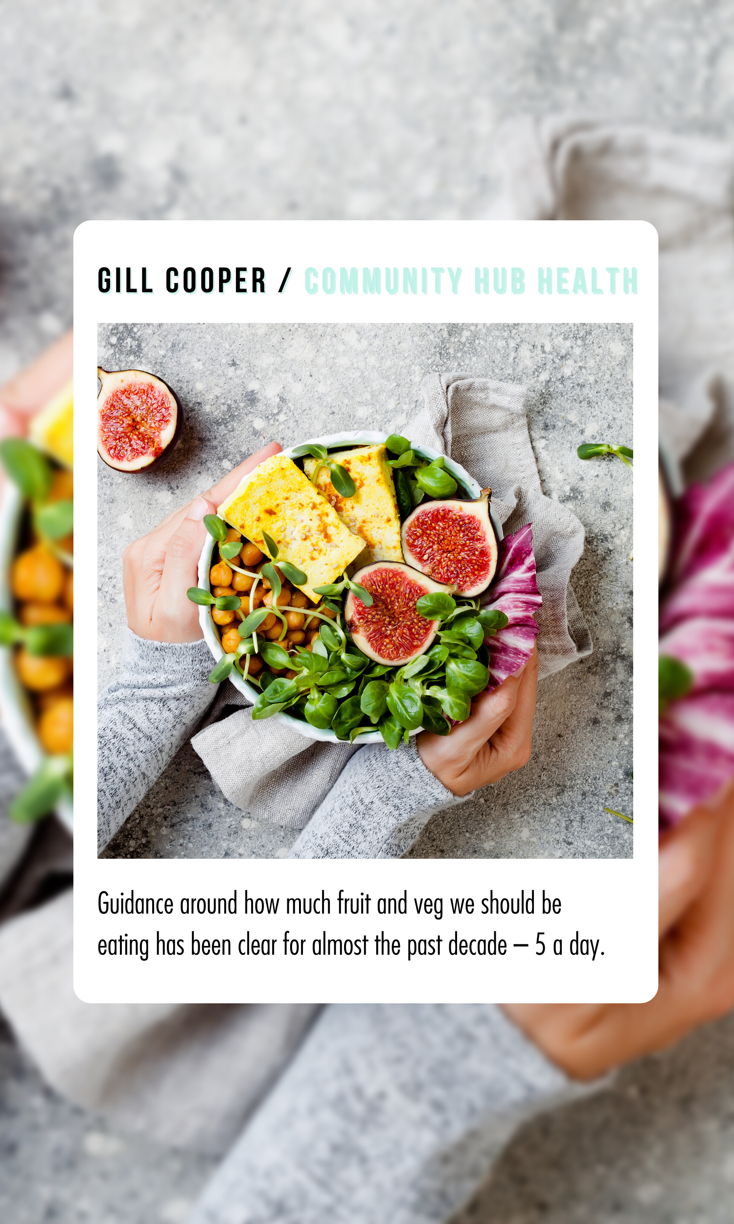 5 a day by Gill Cooper 