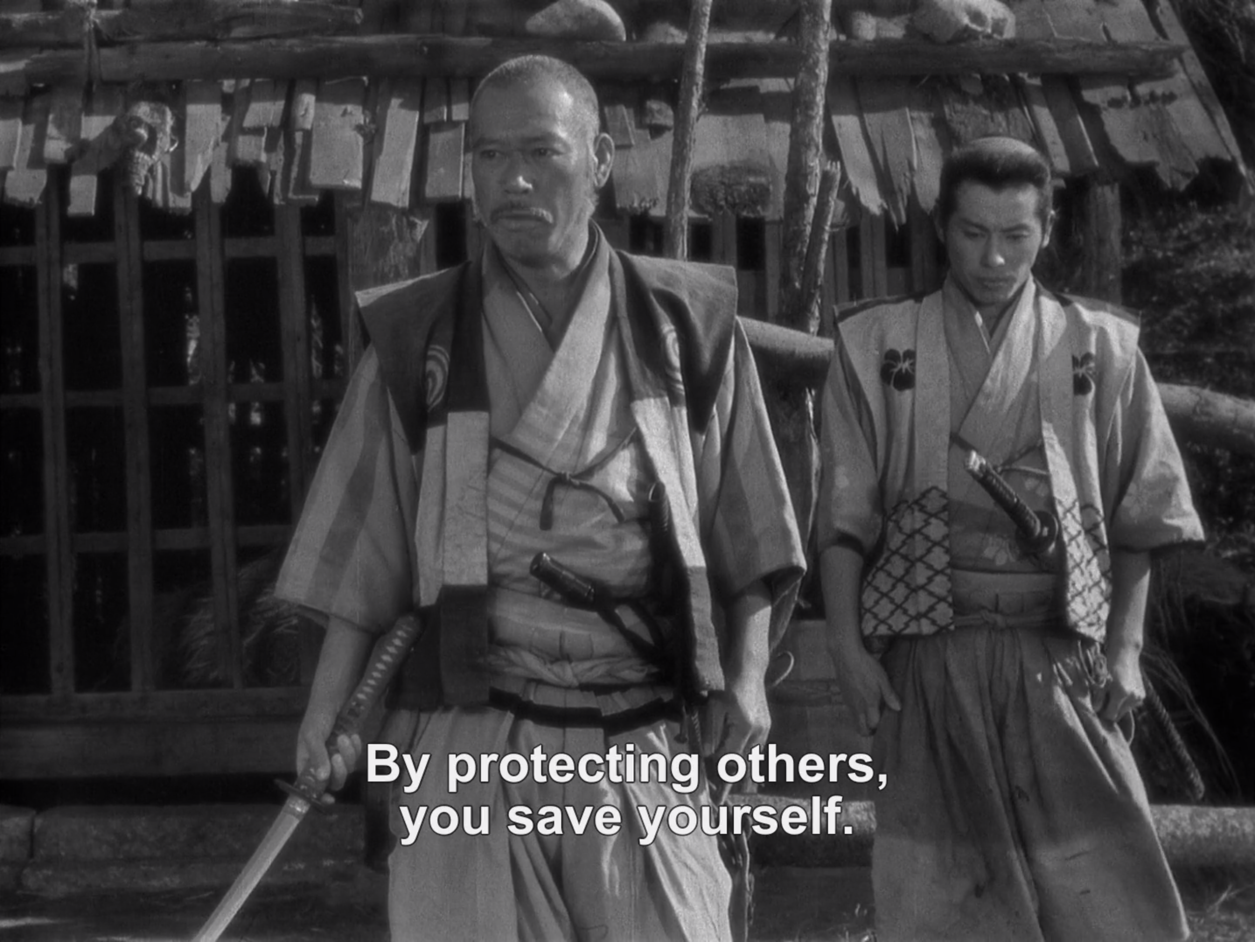 Akira Kurosawa Seven Samurai A-BitterSweet-Life By Protecting Others You Protect Yourself 1.png