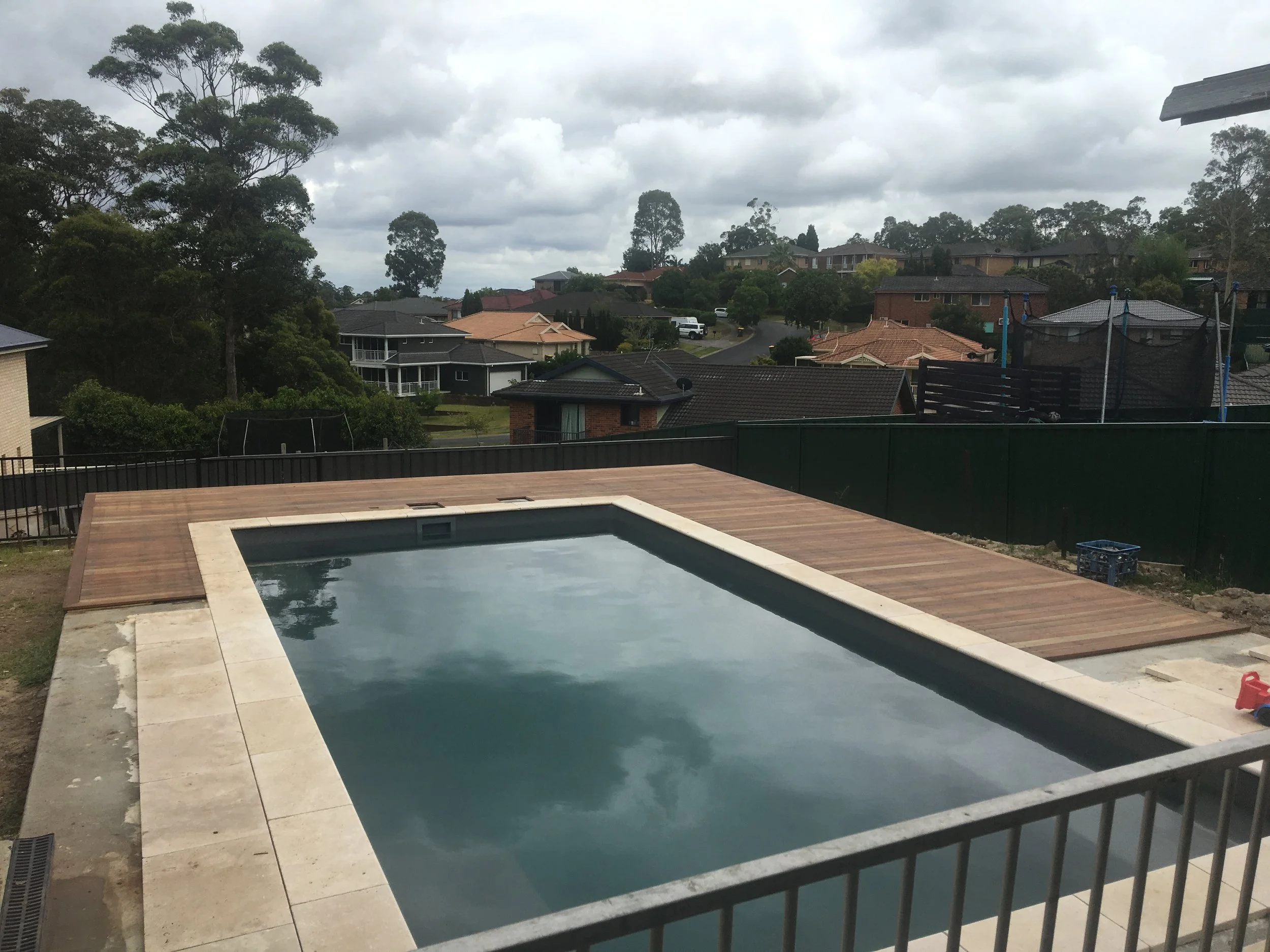 Fletcher | backyard timber pool deck