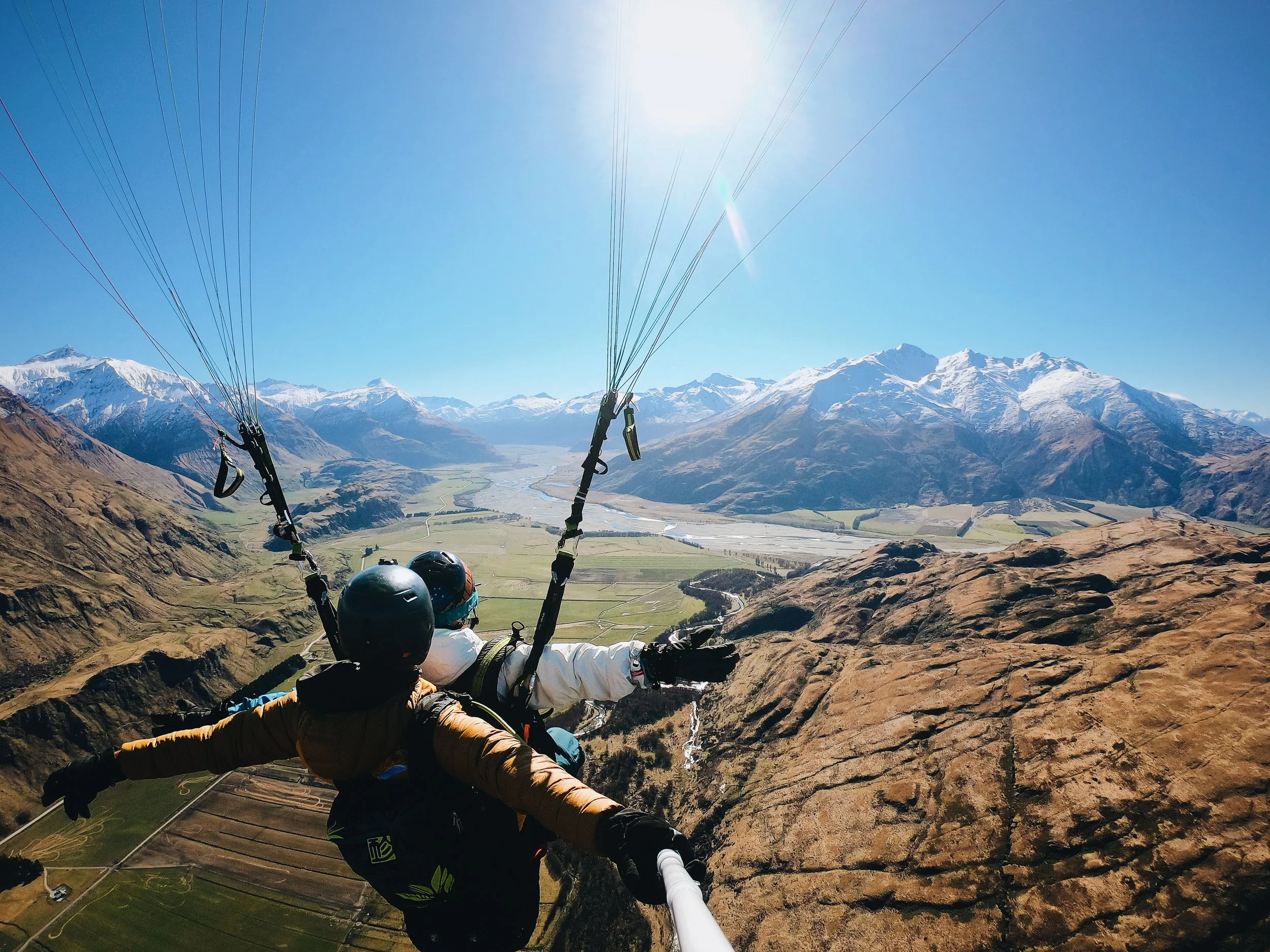 A great team to share a very special moment with... paragliding will stay a beautiful memory in my one year experience in New Zealand!