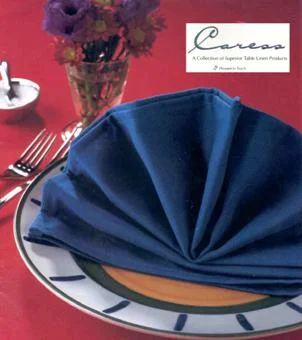 Caress is available in black, white or a range of colours. It is a durable This product always looks great whether it is starched or not.