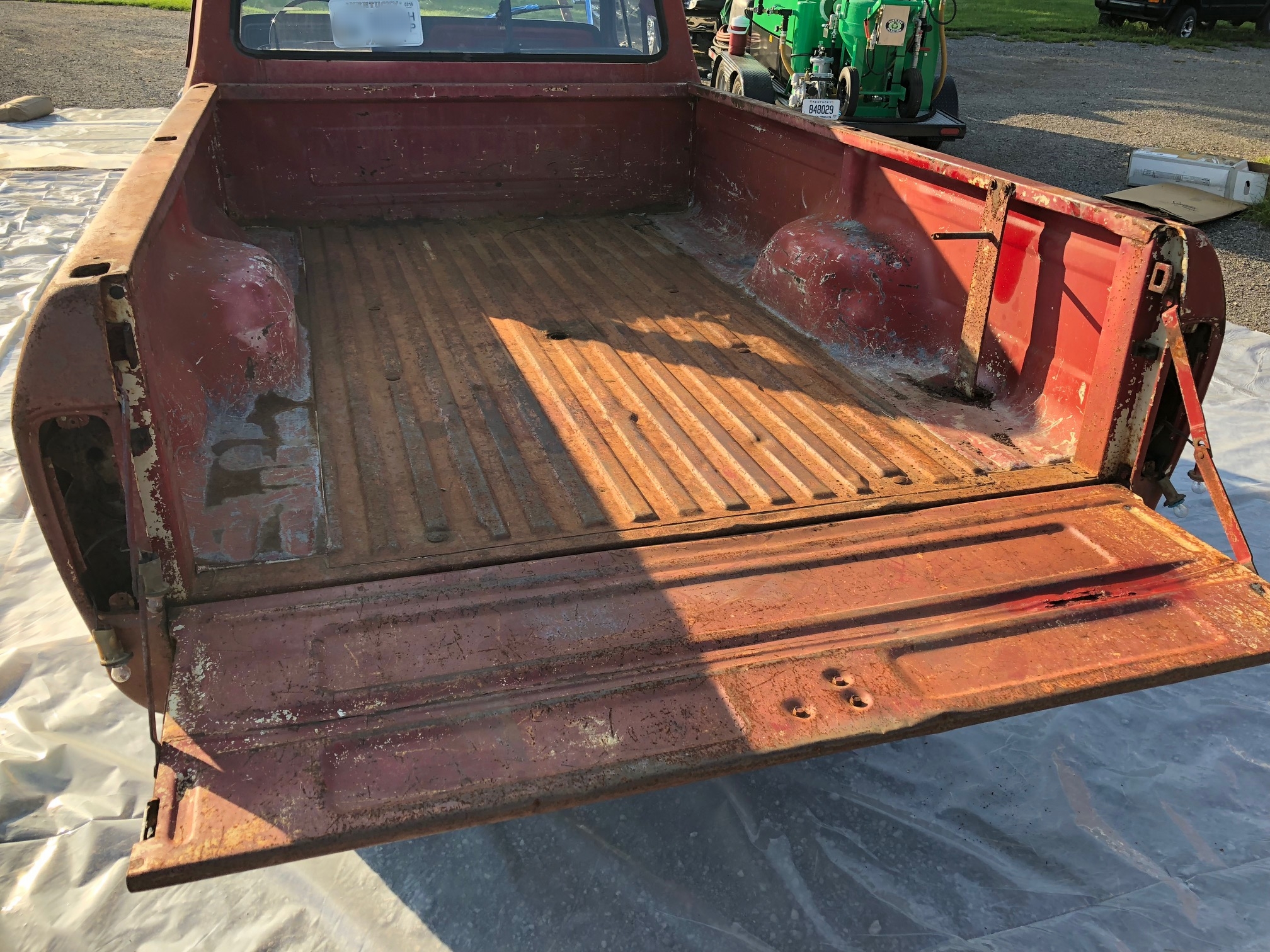 70's Ford Pickup Truck Bed Before