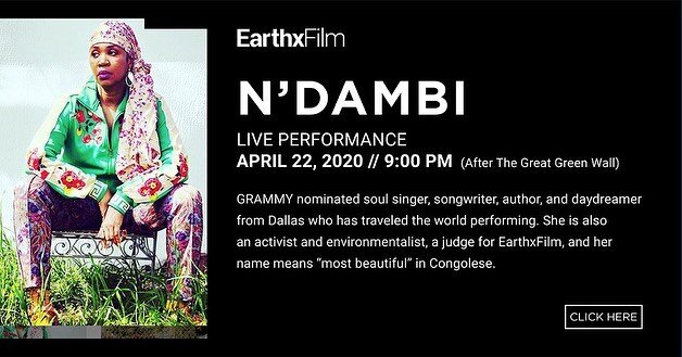 Happy Earth Day!
Today marks the 50th anniversary of Earth Day!  Just in time to celebrate, my friends at @earthxfilm has a bevy of events planned starting April 22-27.  I am excited to be one of the performers this year.  You can catch me tonight sh