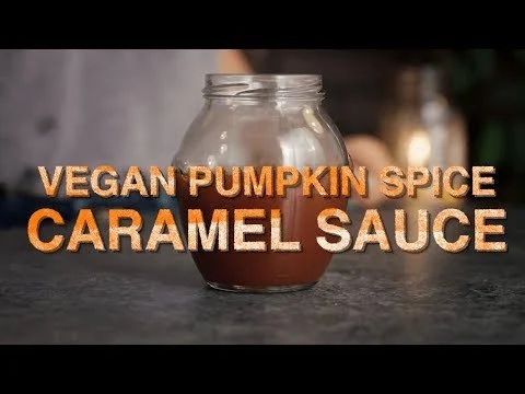 VEGAN PUMPKIN SPICE CARAMEL SAUCE RECIPE || fooduzzi