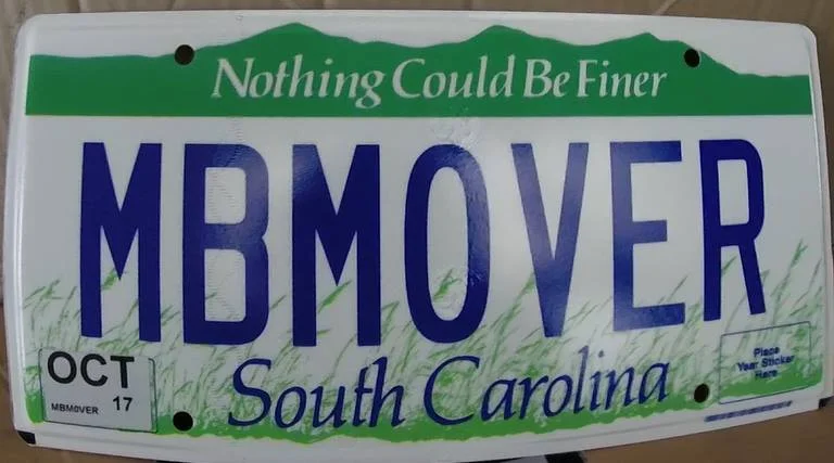 Our license plate