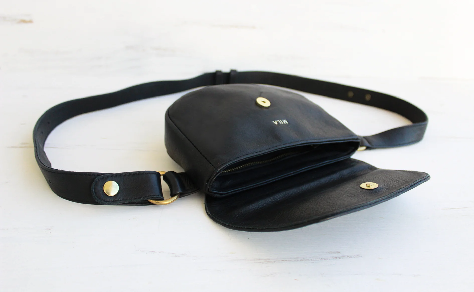 3. Shop Mila - Amelia Fanny Pack Black .jpg