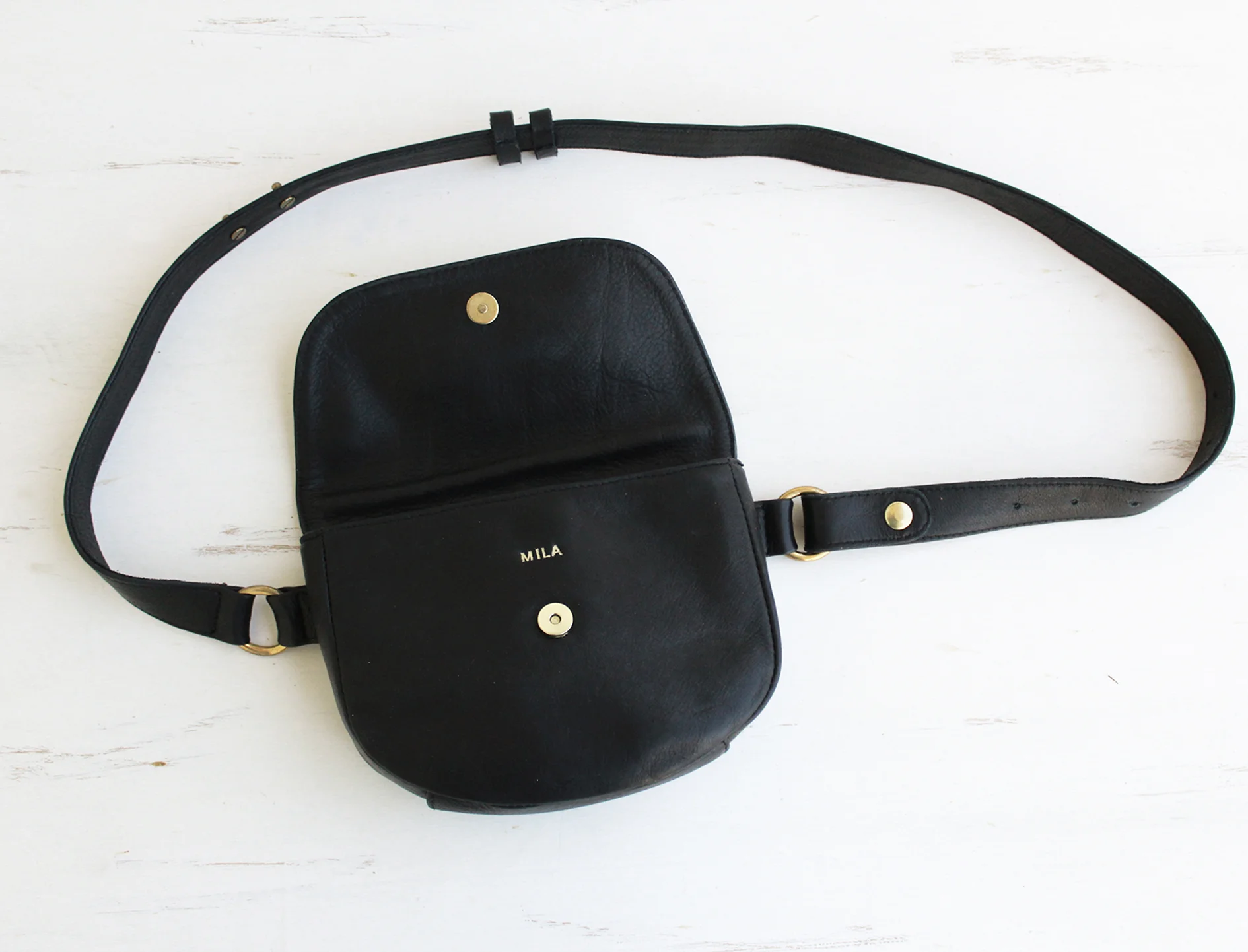 2. Shop Mila - Amelia Fanny Pack Black .jpg
