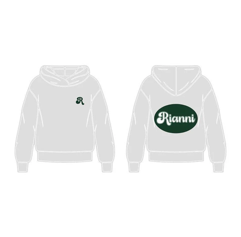 The RIANNI Essential Set 🕊️ 

&bull;A classic set with a pop of forest green and bold text. &bull;A staple piece for any season. 

&bull;Coming in January