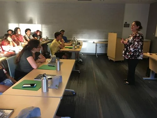 Judge Deborah Sanchez offered a blessing and acknowledgement of original inhabitants and shared how her community service is rooted in her cultural heritage. 