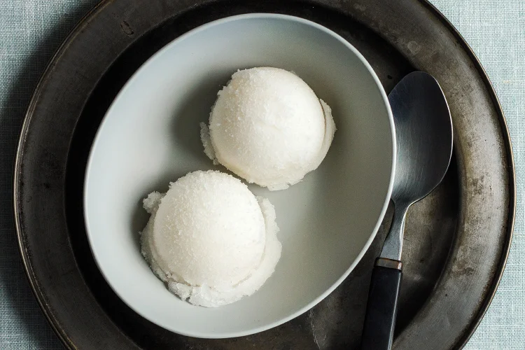 Lemongrass and ginger sorbet