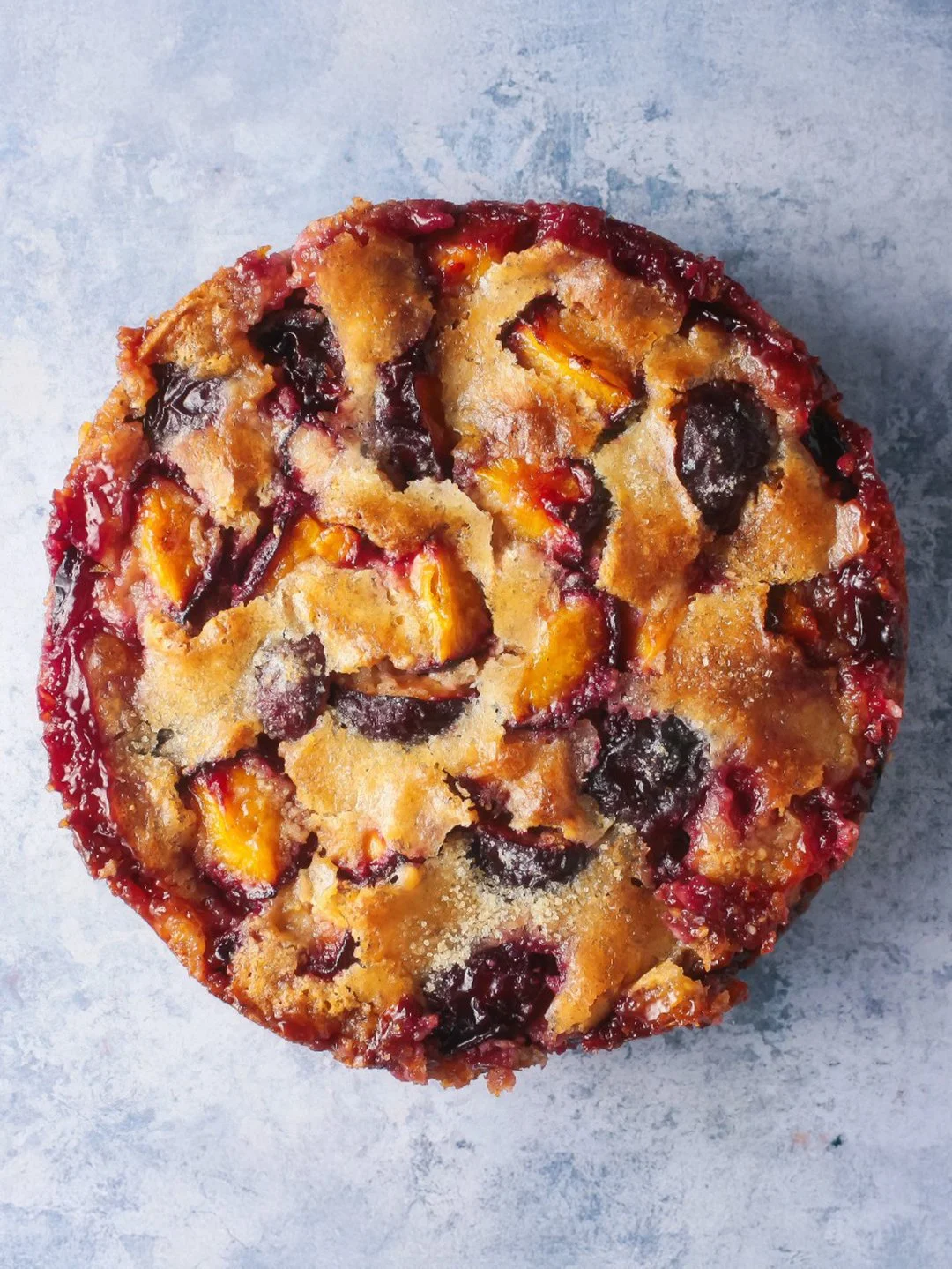 A flush of early season Stanley plums appeared at the market, always a nice surprise. I love making this almond cake with them &ndash; it makes its own kind of jam along the way.