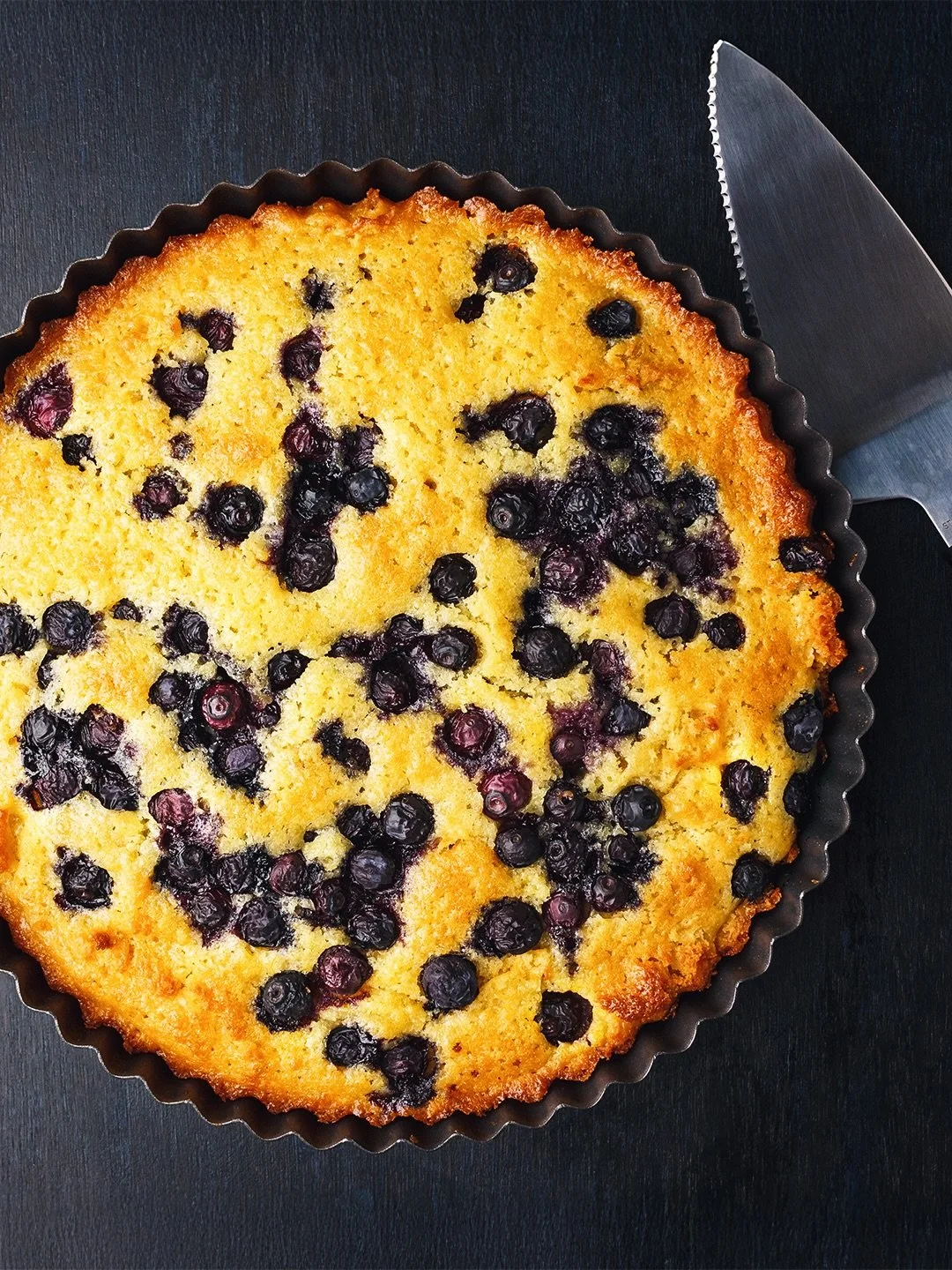 Orange and blueberry cake. This is very easy to make &ndash; you don&rsquo;t need a mixer and you can bake it in any size tin, just keep an eye on the edges and you&rsquo;ll be fine.

Swipe for the full recipe.