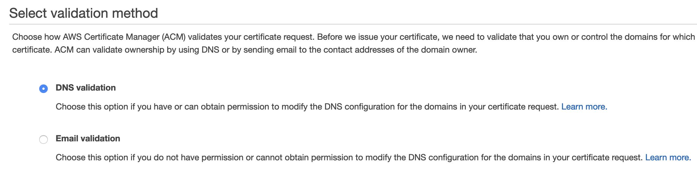 Certificate - step 3