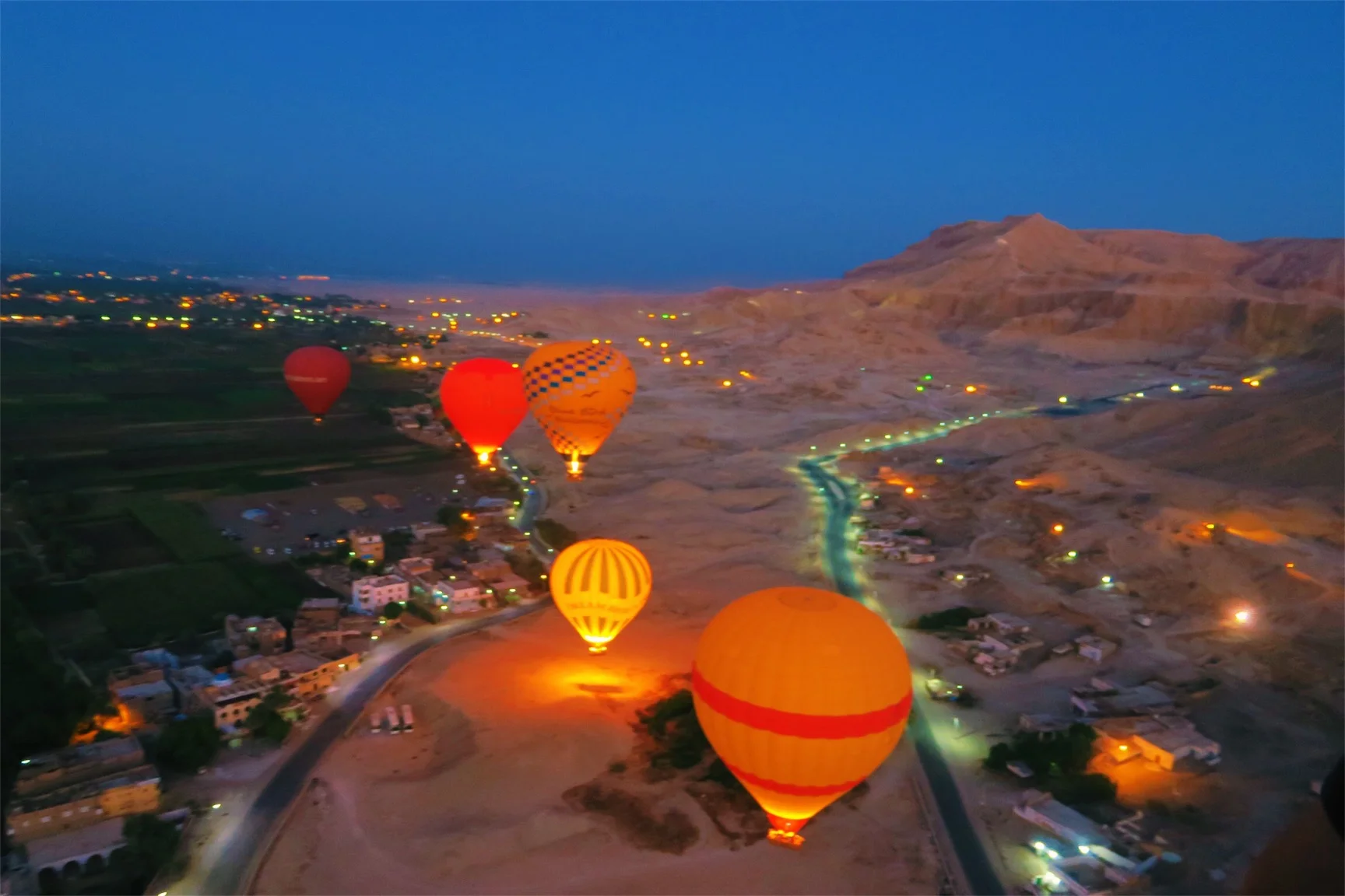 Hot Air Balloon Ride over the Valley of The Kings booked through Luxor For You.