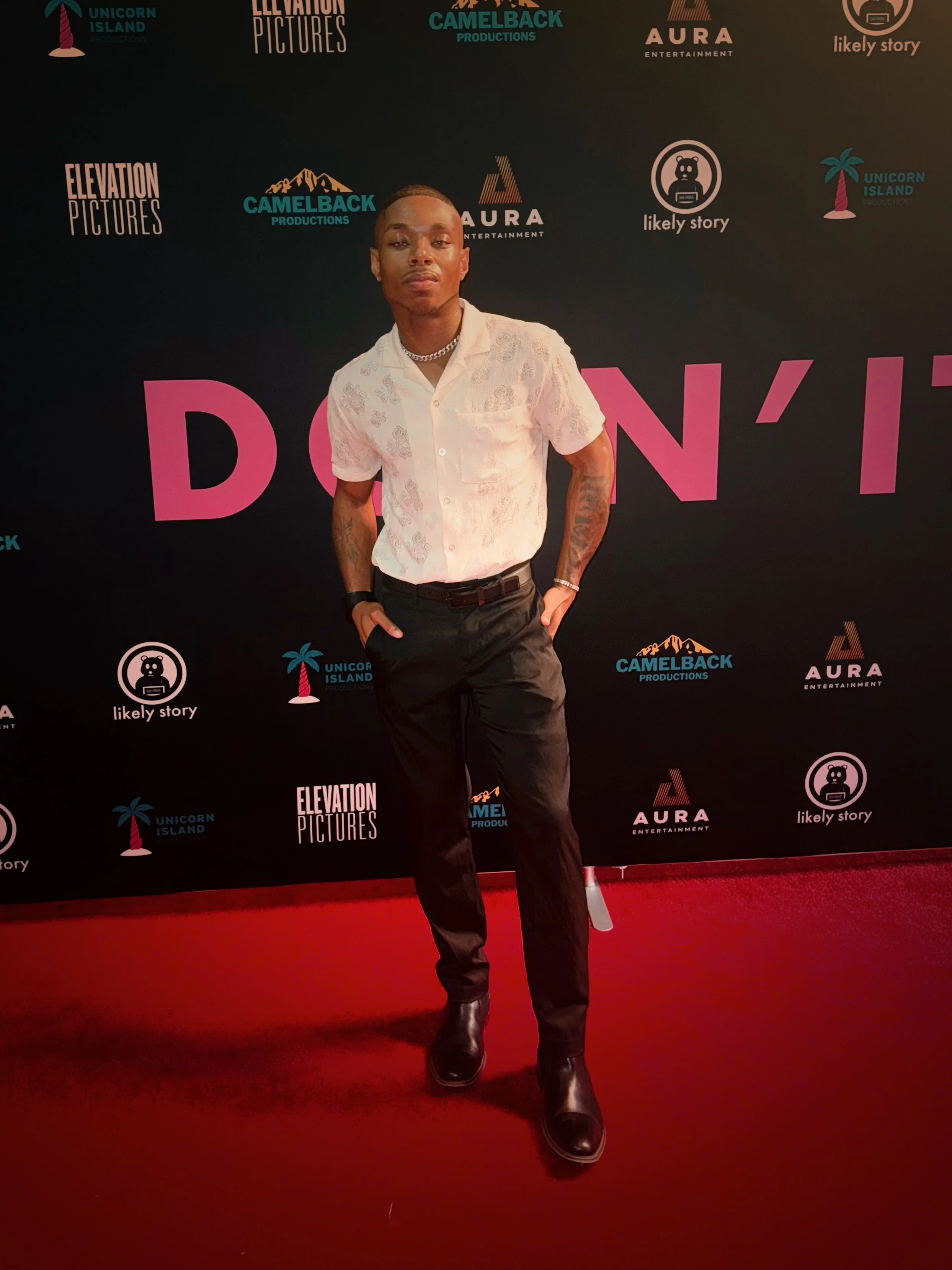 Tré Melvin Doin' It premiere red carpet Los Angeles