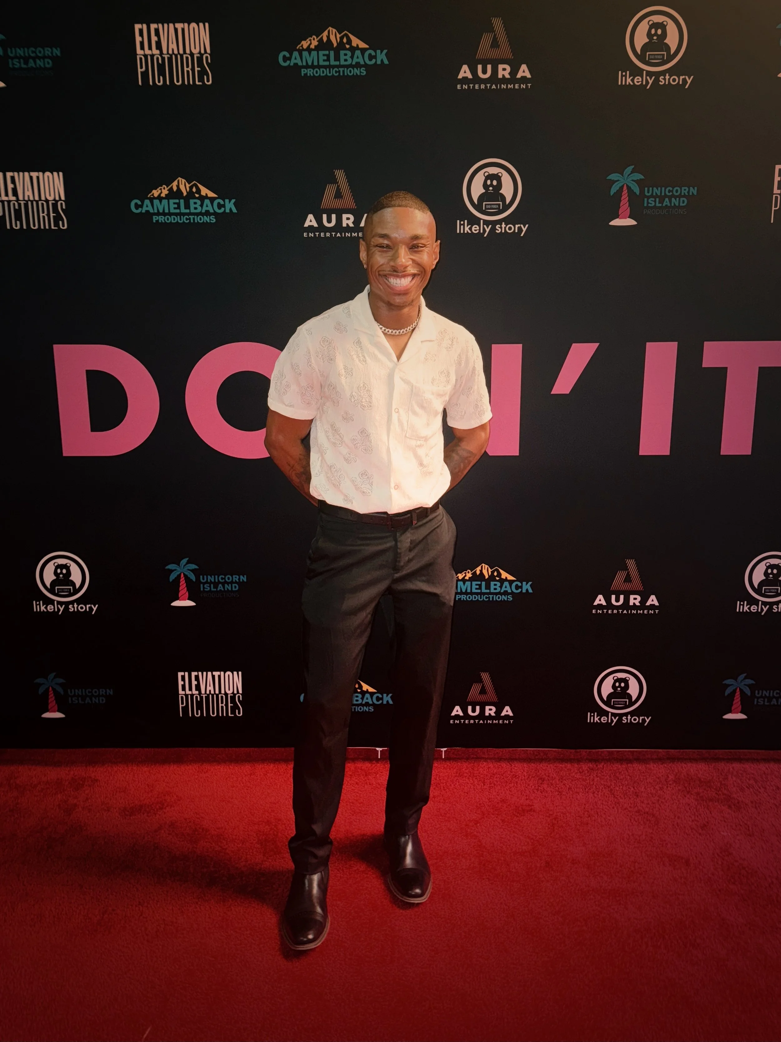 Tré Melvin Doin' It film premiere Los Angeles red carpet