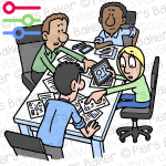 MeetingDiscussionTableTeamworkDepartmentBrainstormManagersPresentationSalesBossesColleagues.png