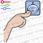 HandPressingTouchingOpeningAiArtificialIntelligenceAppRobotClick.png