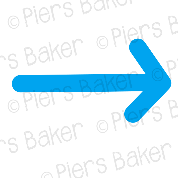 BlueArrowPointDirectionShowwayPathRoute.png
