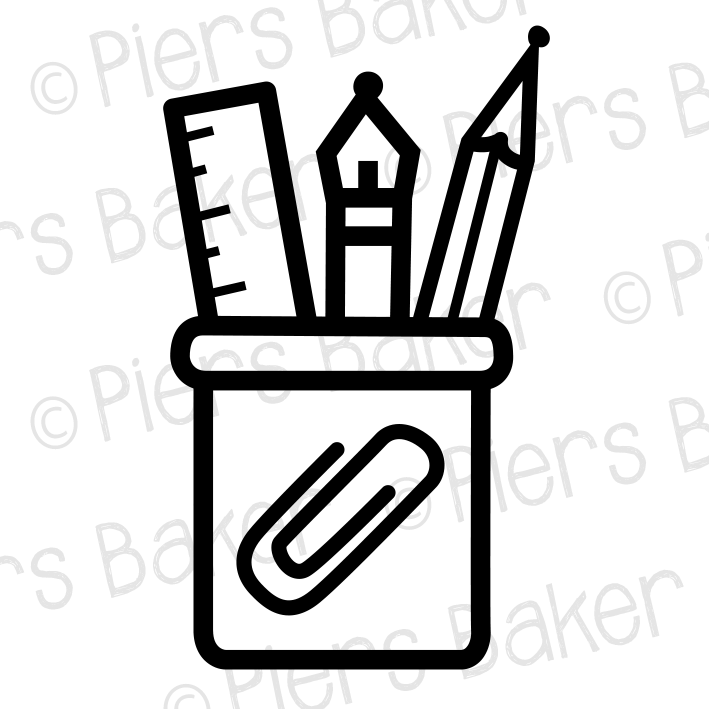 StationerySymbolsIconsGraphicPenRulerPencilResourcesTubPotPaperclip.png