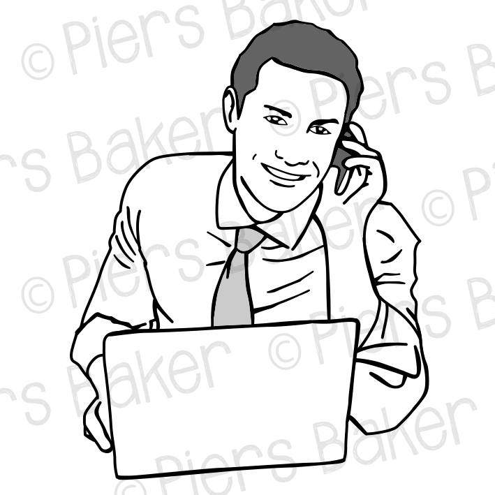 BusinessManPhoneComputerTalkSpeakSmileCall.png