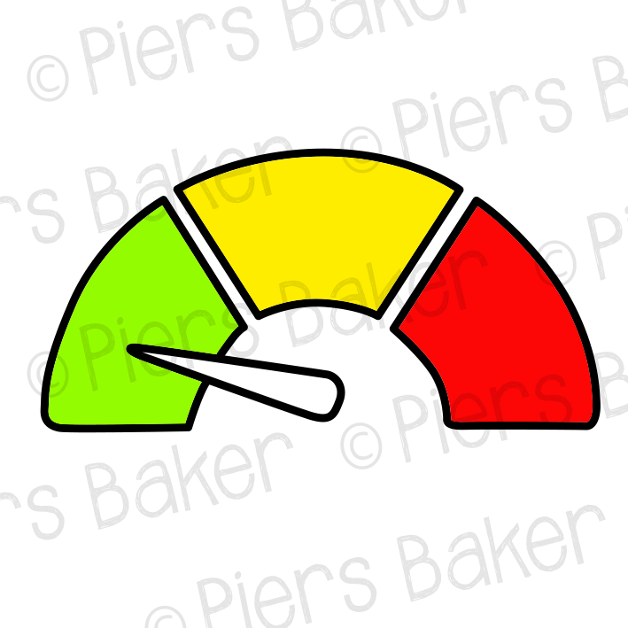 GaugeMeasureLowDialSpeedMonitorRedGreenYellowDecreaseLowerReduceLevel.png