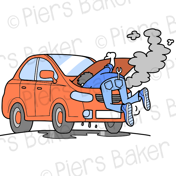 MechanicAutomobileCarBreakdownFixRepairSmokeLeakOilWaterBonnetHoodSpannerWrenchgarageServiceDIY.png