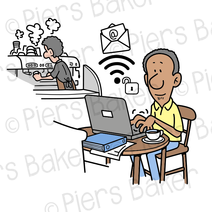 WorkingRemotelyCafeOpenPublicWifiInternetSecurityUnlockedDataBreachInsecure.png