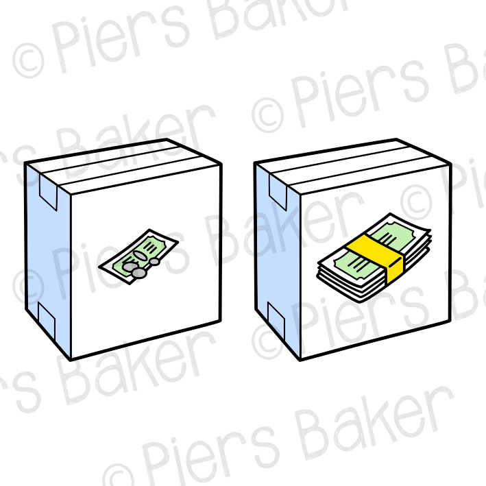 PricesComparissonBoxesMoneyCostCheapExpensivePackagesGoodsFee.png