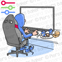 BoyKidChildYouthComputerGamesPlayMonitorOnlineRoomKeyboardMouse.png
