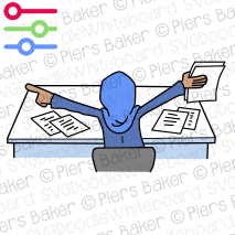 HijabWomanAngryPointDeskmanagerBossReprimandOrderAnnoyedStressedPaperworkDocuments.png