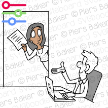 MeetingConcernWelcomeSitDownComeInWorkplaceReportManagerBossStaffColleagueDoorPaperworkDocument.png