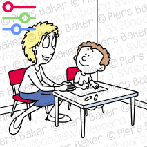 TeacherStudentKidChildBoyClassroomAssistantLearnDrawMumParentDeskWritelearn.png