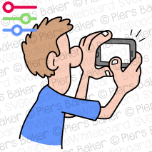 ManPhotoCameraPhoneDogPetPoseImageRecordPoochPet.png