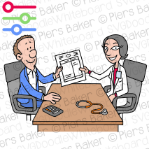 DoctorAccountantCalculatorStethoscopeDeskMeetingDocumentExchangeHoldInvoiceAgreement.png