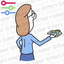 FemaleWomanBackHandoverPayOfferCashbankNotesMoneyPurchase.png
