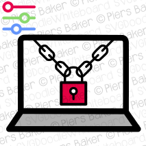 LockedPadlockLaptopComputerChainSecurityredSafeFirewallProtection.png