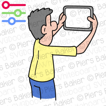 ManTabletPhotographPictureiPadMovie.png