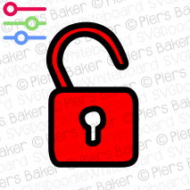 RedPadlockOpenSecurityInsecureUnlocked.png