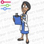 DoctorFemaleWomanSurveyQuestionaireVetClipboard.png
