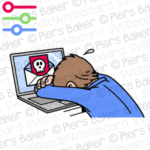 UnhappymanCryingSobbingDesktoplaptopComputerScamHackedhackerOpenEmailDownloadedFraudThiefRansomDemandVirusInfectionStealThiefThievesBriberyDespairdepressed.png