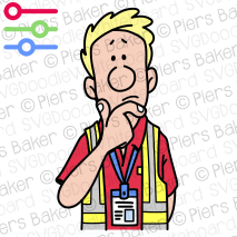 PeterHandChinThinkingThoughtfulConsiderUnsureWorryworriedHighVisibilityJacketLanyardWarehouseWorkerFactoryPPE.png